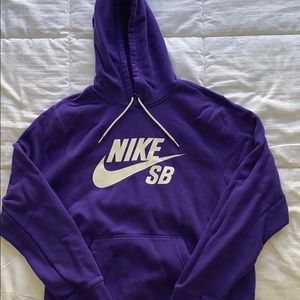 Nike SB Royal Purple Logo Hoodie